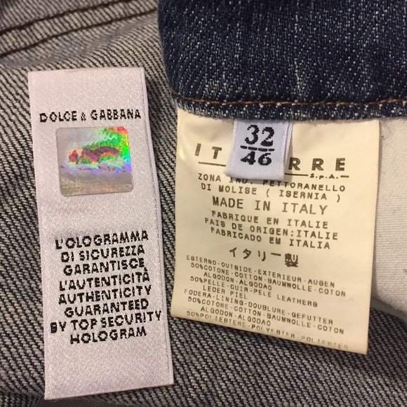 đź’ĄDOLCE & GABBANA VINTAGE DEMIN & SUEDE SKIRT - Picture 7 of 8